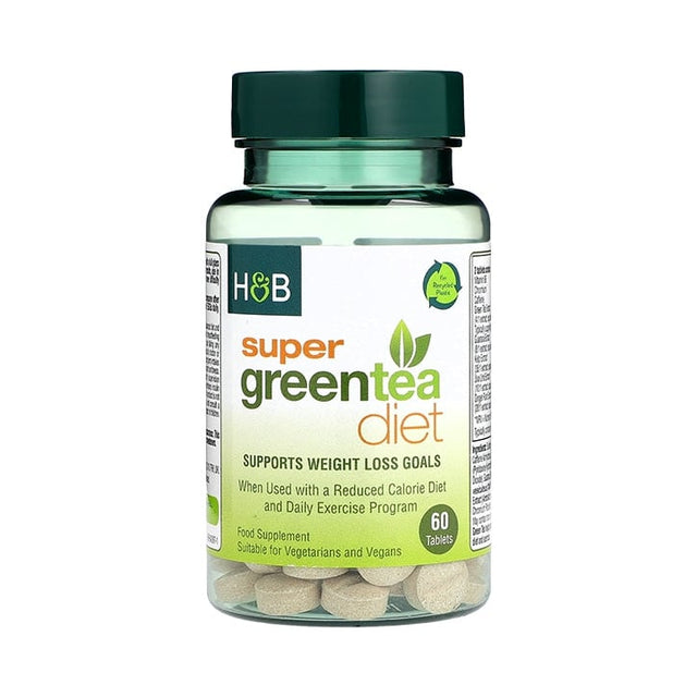 Super Green Tea Diet / Thermogenic Burner - 60 каплети  Holland & Barrett - Nutra Best Bulgaria