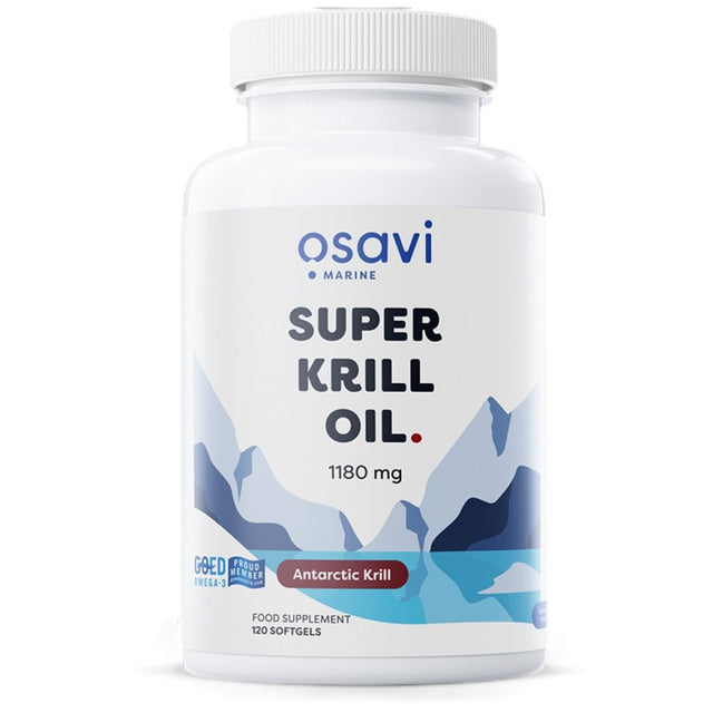 Super Krill Oil 1180 mg - 120 Гел капсули  Osavi - Nutra Best Bulgaria