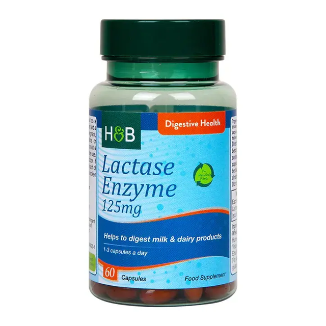 Лактаза ензими (Super Lactase Enzyme) 125мг 60 капсули HOLLAND & BARRETT  Holland and Barrett - Nutra Best Bulgaria