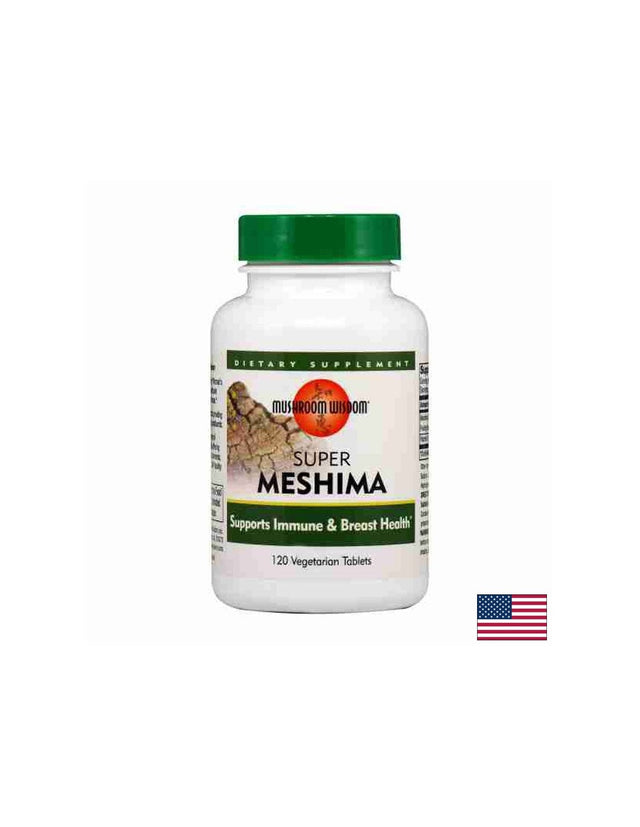 Super Meshima / Супер Мешима, 120 таблетки Natural Factors  Mushroom Wisdom - Nutra Best Bulgaria