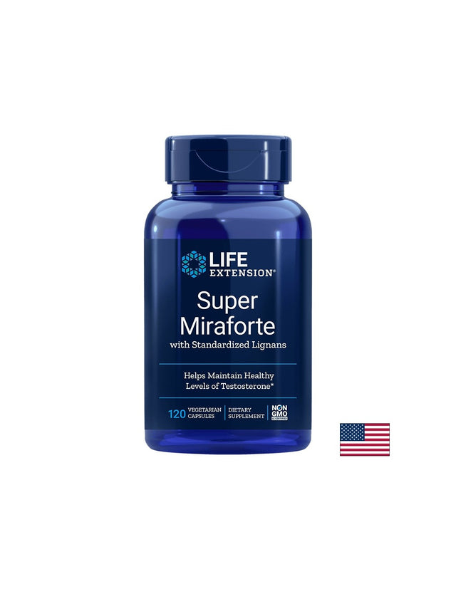 Super Miraforte with Standardized Lignans / Формула за мъже, 120 капсули  Life Extension - Nutra Best Bulgaria