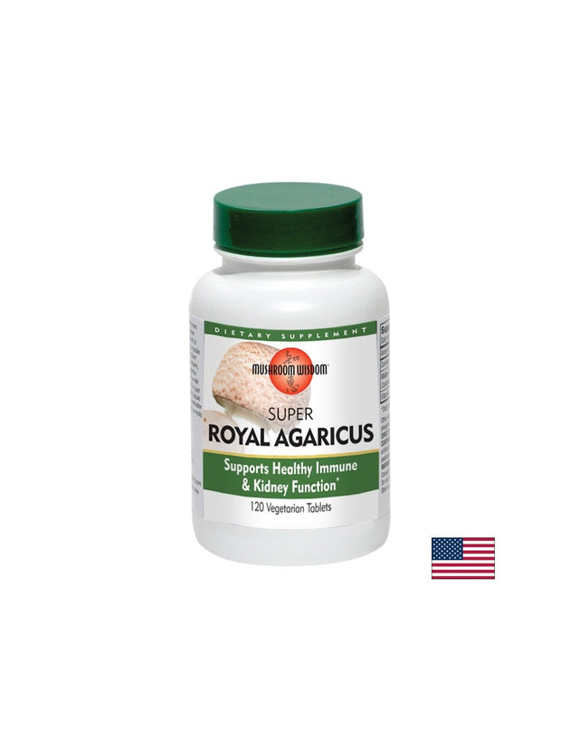 Super Royal Agaricus - Супер агарикус, 120 таблетки Natural Factors  Mushroom Wisdom - Nutra Best Bulgaria