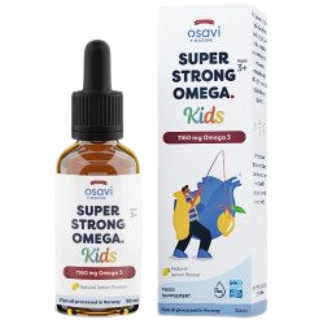 Super Strong Liquid Omega Kids 1160 mg - 50 мл  Osavi - Nutra Best Bulgaria