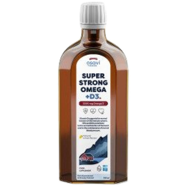 Super Strong Omega + D3 3500 mg - 250 мл  Osavi - Nutra Best Bulgaria