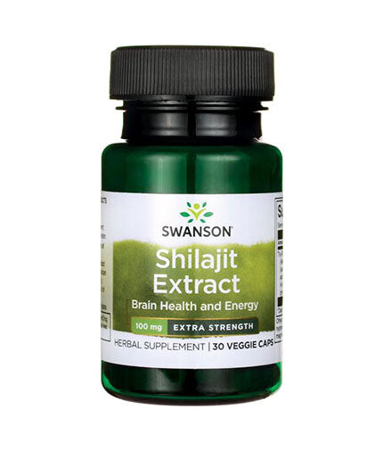 Super Strong Shilajit Extract 100 mg - 30 капсули  Swanson - Nutra Best Bulgaria
