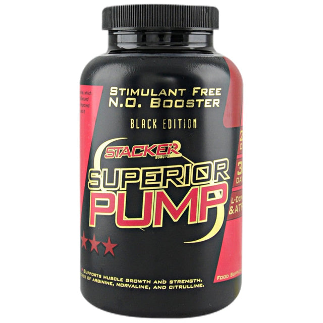 Superior Pump 240 капсули  Stacker - Nutra Best Bulgaria