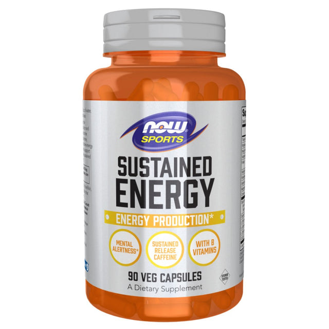 Sustained Energy | with Xtenergy™ - 90 капсули  NOW Foods - Nutra Best Bulgaria