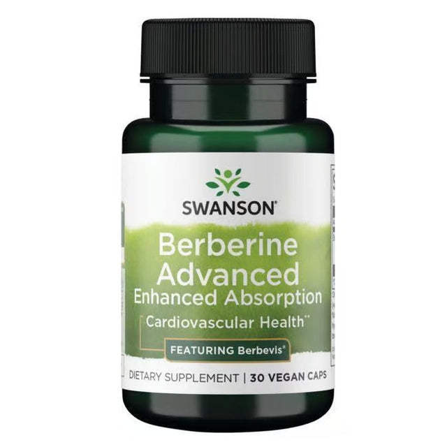 Swanson Berberine Advanced Enhanced Absorption Cardiovascular Health 30 Vegan Caps  Swanson - Nutra Best Bulgaria