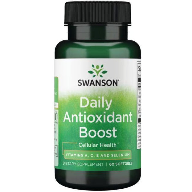 Swanson Daily Antioxidant Boost 60 Softgels With Vitamins A C E And Selenium For Cellular Health  Swanson - Nutra Best Bulgaria