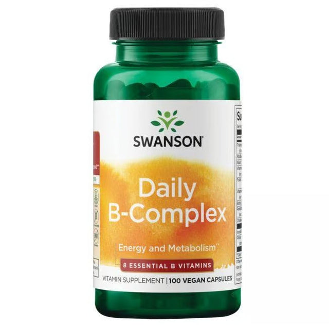 Swanson Daily B Complex Vitamin Supplement With 8 Essential B Vitamins In 100 Vegan Capsules  Swanson - Nutra Best Bulgaria
