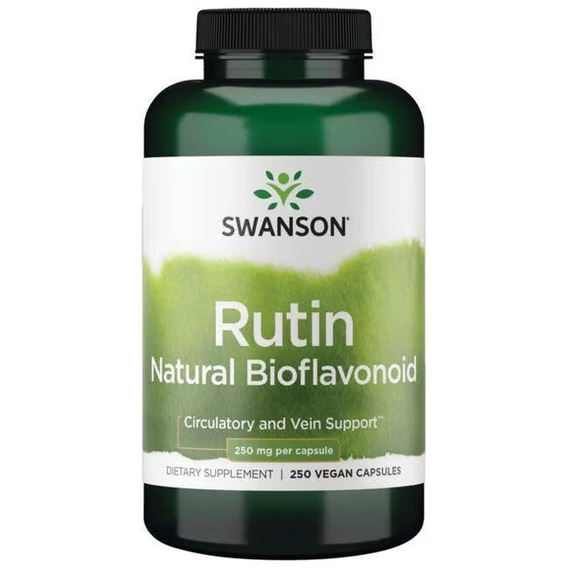 Swanson Rutin Natural Bioflavonoid 250 mg Per Capsule Vegan 250 Capsules Circulatory and Vein Support  Swanson - Nutra Best Bulgaria
