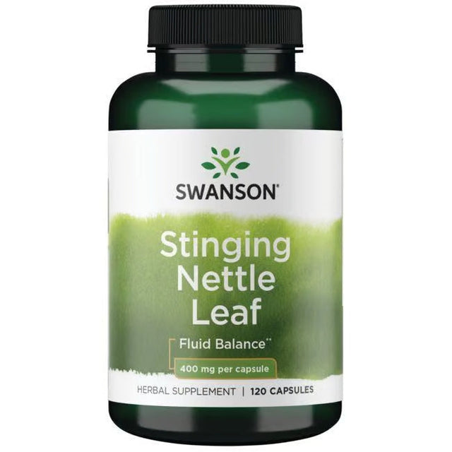 Swanson Stinging Nettle Leaf 400 mg Per Capsule 120 Capsules Herbal Dietary Supplement  Swanson - Nutra Best Bulgaria