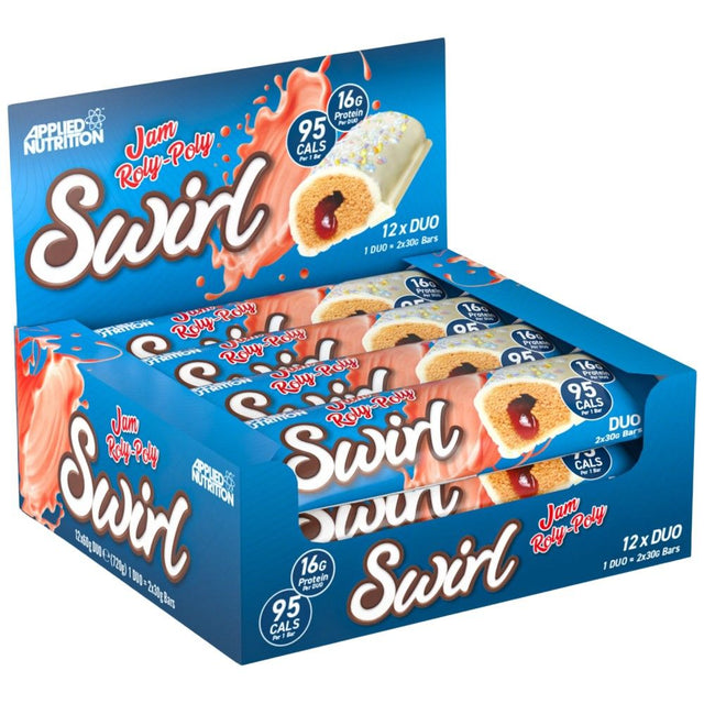 Swirl | Duo Protein Bar - 12 x 60 грама  Applied Nutrition - Nutra Best Bulgaria
