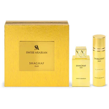Swiss Arabian - Shaghaf Oud Gift Set EDP 75 ml and Body Spray 75 ml - 75ml  Swiss Arabian - Nutra Best Bulgaria