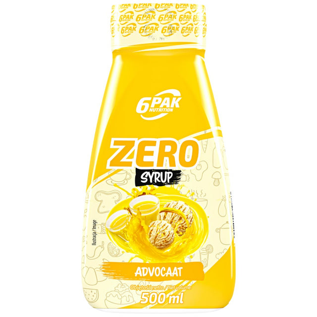 Syrup Zero - Advocaat - 500 мл  6PAK Nutrition - Nutra Best Bulgaria