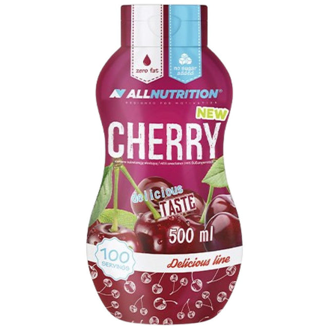 Syrup Zero Calorie | Cherry - 500 мл  AllNutrition - Nutra Best Bulgaria