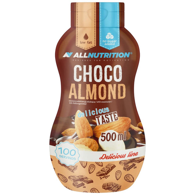 Syrup Zero Calorie | Choco Almond - 500 мл  AllNutrition - Nutra Best Bulgaria