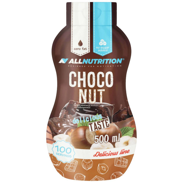 Syrup Zero Calorie | Choco Nut - 500 мл  AllNutrition - Nutra Best Bulgaria