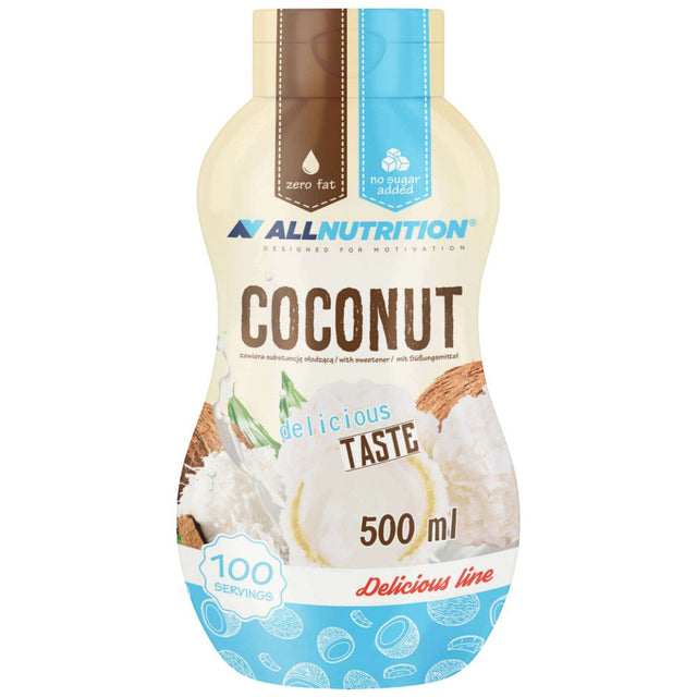 Syrup Zero Calorie | Coconut - 500 мл  AllNutrition - Nutra Best Bulgaria
