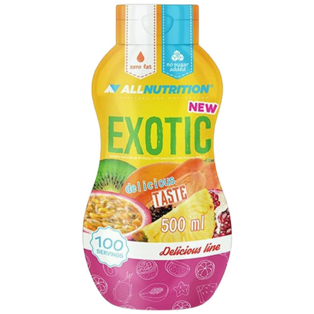 Syrup Zero Calorie | Exotic - 500 мл  AllNutrition - Nutra Best Bulgaria