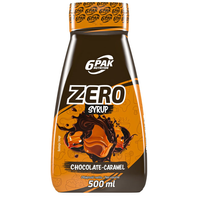 Syrup Zero - Chocolate Caramel - 500 мл  6PAK Nutrition - Nutra Best Bulgaria