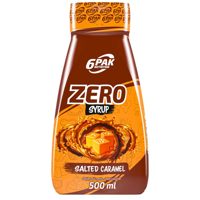 Syrup Zero - Salted Caramel - 500 мл  6PAK Nutrition - Nutra Best Bulgaria