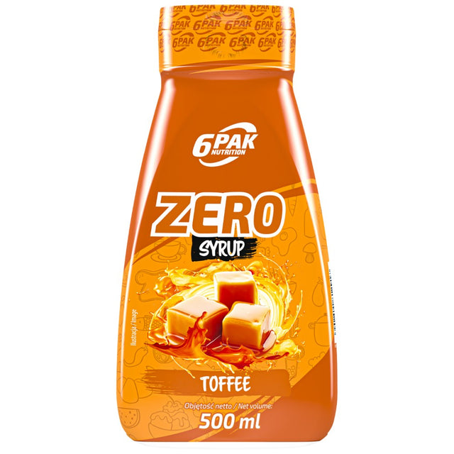 Syrup Zero - Toffee - 500 мл  6PAK Nutrition - Nutra Best Bulgaria