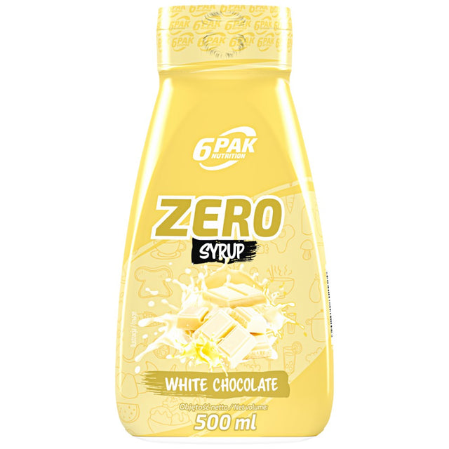 Syrup Zero - White Chocolate - 500 мл  6PAK Nutrition - Nutra Best Bulgaria