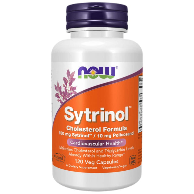 Sytrinol™ | Cholesterol Formula with Policosanol - 120 капсули  NOW Foods - Nutra Best Bulgaria