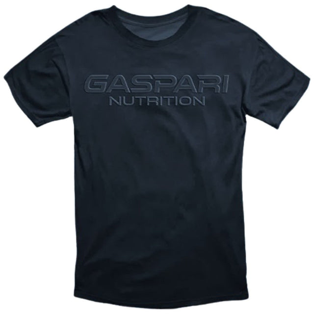 T-Shirt / Gaspari Black Logo - Black  Gaspari Nutrition - Nutra Best Bulgaria