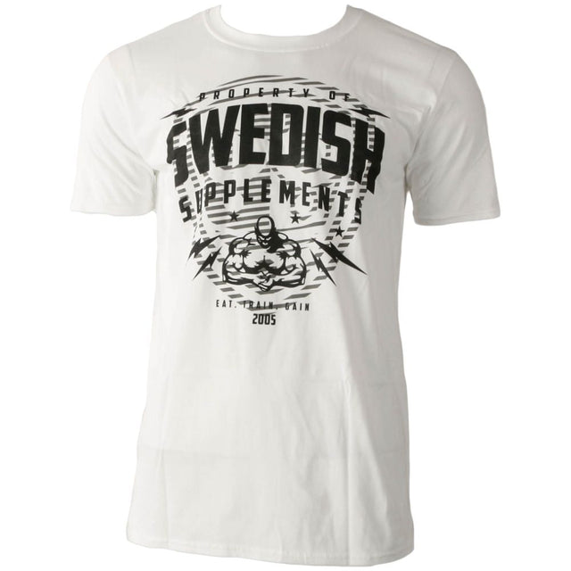 T-Shirt Logo / White  Swedish Supplements - Nutra Best Bulgaria