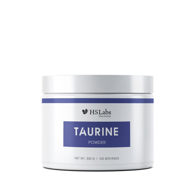 TAURINE POWDER - UNFLAVORED - 300 g  HS LABS - Nutra Best Bulgaria