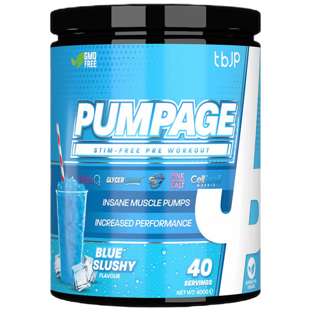 TBJP Pumpage | Stim-Free Pre-Workout - 400 грама  Trained by JP - Nutra Best Bulgaria