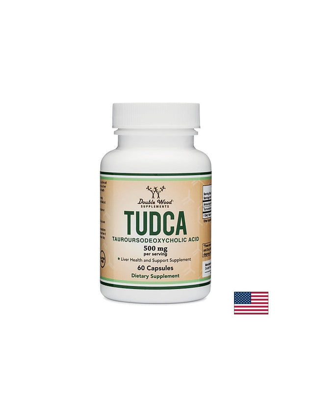TUDCA (Tauroursodeoxycholic acid) / Тауроурсодезоксихолова киселина, 500 mg, 60 капсули Double Wood  Double Wood - Nutra Best Bulgaria
