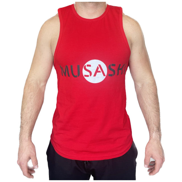Потник - Червен / Tank Top - Red  Musashi - Nutra Best Bulgaria