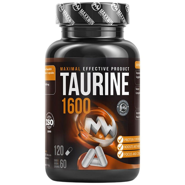 Taurine 1600 - 120 капсули  MAXXWIN - Nutra Best Bulgaria