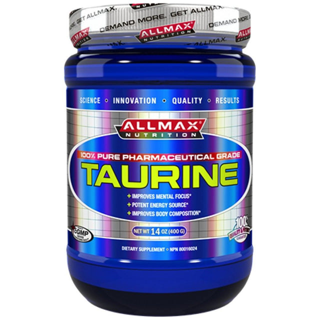 Taurine - 400 грама  AllMax Nutrition - Nutra Best Bulgaria