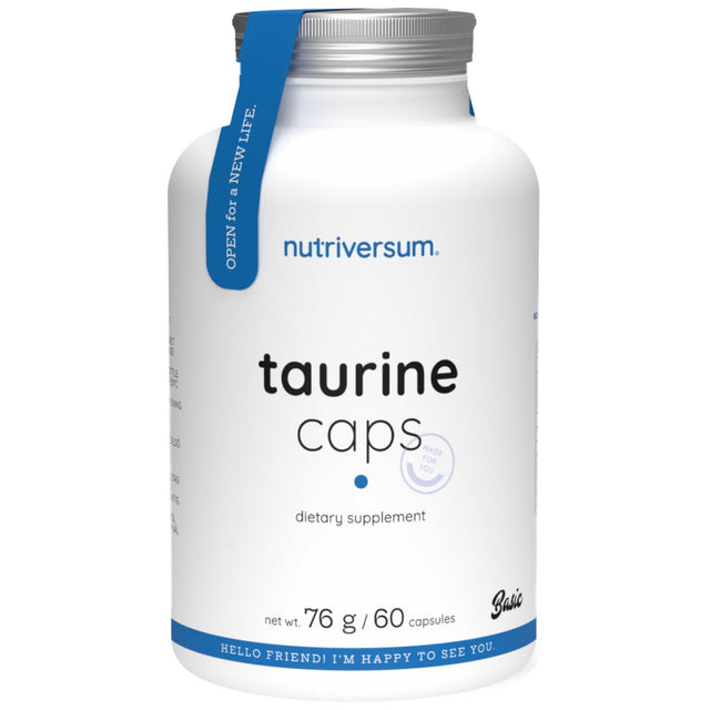 Taurine Caps 1000 mg - 60 капсули  Nutriversum - Nutra Best Bulgaria
