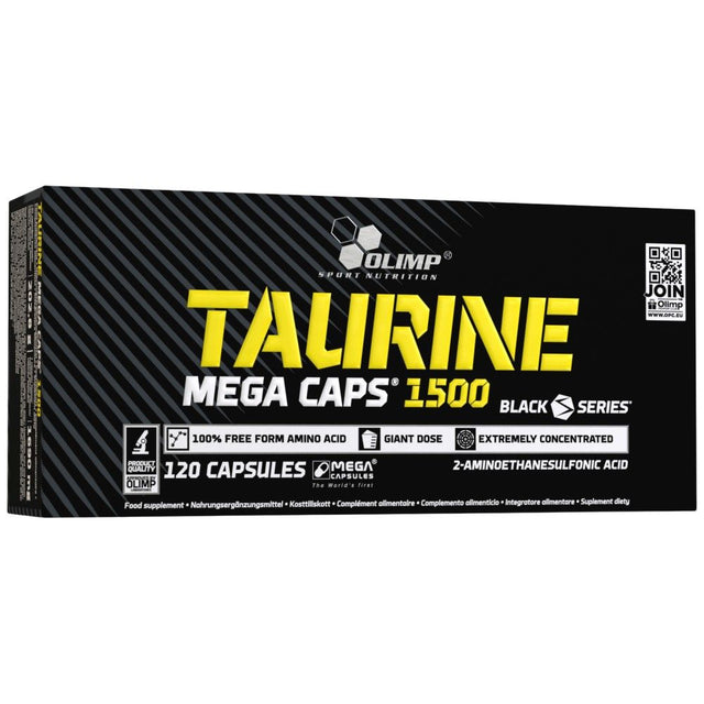 Taurine Mega Caps - 120 капсули  Olimp - Nutra Best Bulgaria