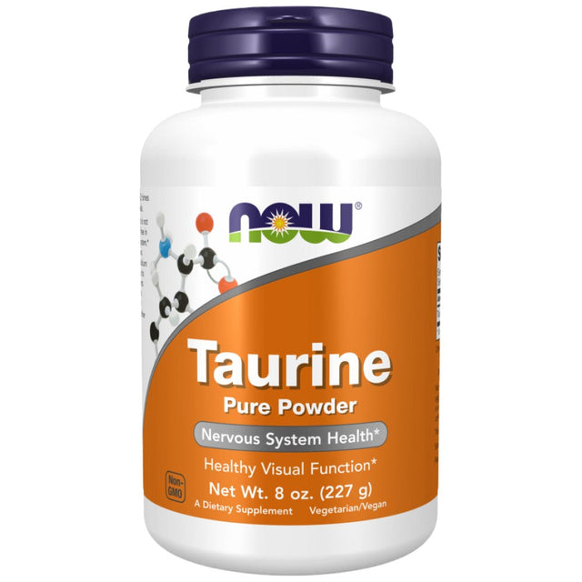 Taurine Powder - 227 грама  NOW Foods - Nutra Best Bulgaria