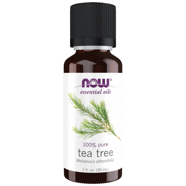 Tea Tree Oil | 100% Pure Melaleuca Alternifolia - 30 мл  NOW Foods - Nutra Best Bulgaria