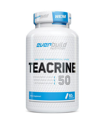 Teacrine 50 mg / 60 Caps  EVERBUILD - Nutra Best Bulgaria