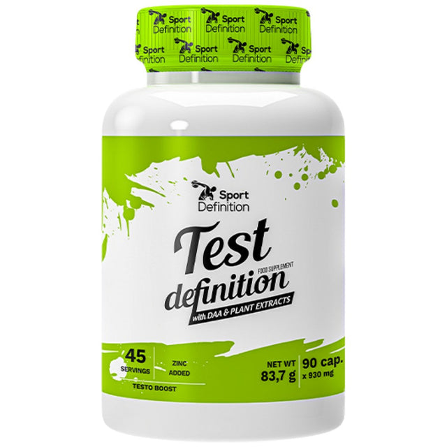 Test Definition | with DAA, Tribulus, Zinc & Magnesium - 90 капсули  Sport Definition - Nutra Best Bulgaria
