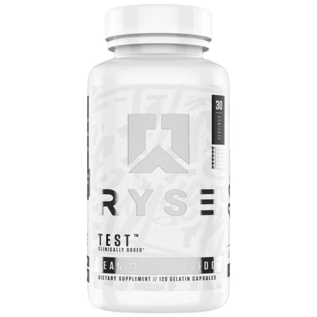 Test Support | with Ashwagandha & Shilajit - 120 капсули  RYSE - Nutra Best Bulgaria