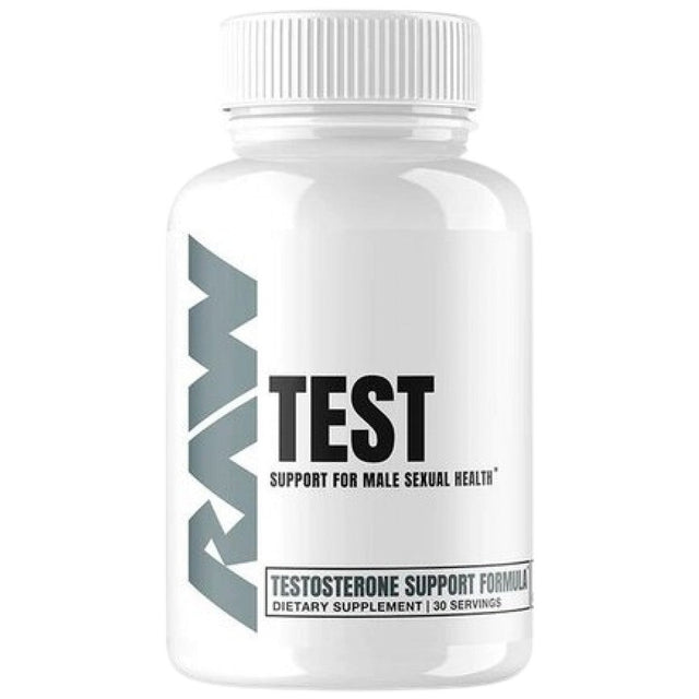 Test | with Muira Puama & KSM-66 Ashwagandha - 240 капсули  RAW Nutrition - Nutra Best Bulgaria