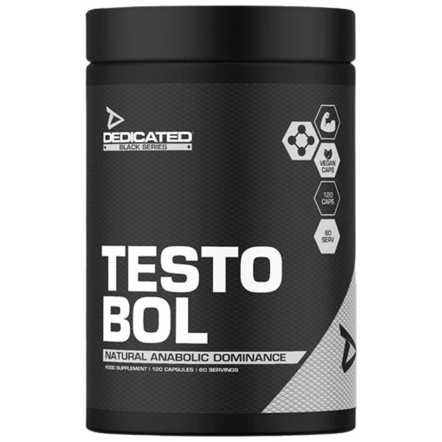 Testo-Bol | with Nettle Root & Ashwagandha KSM-66 - 120 капсули  Dedicated Nutrition - Nutra Best Bulgaria