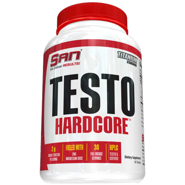 Testo Hardcore | Tribulus + ZMA - 90 Таблетки  SAN - Nutra Best Bulgaria