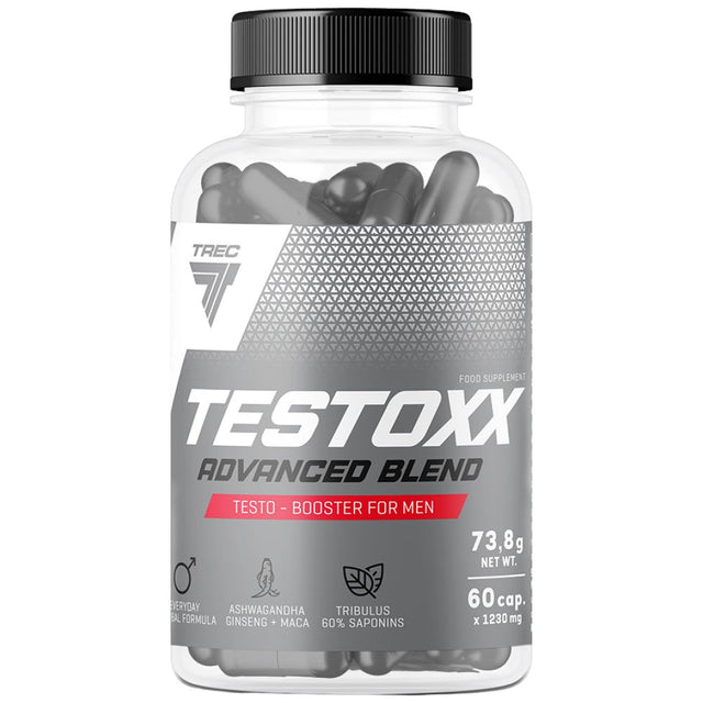 TestoXX Advanced Blend | Herbal Formula for Men - 60 капсули  Trec Nutrition - Nutra Best Bulgaria