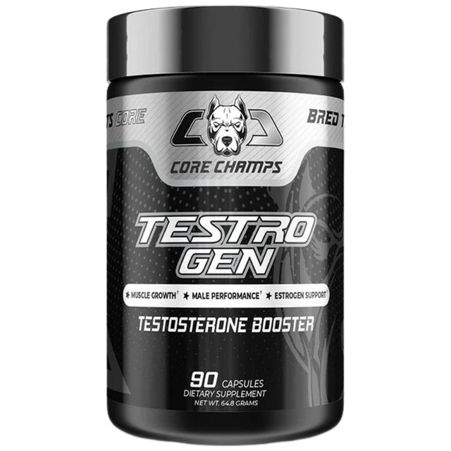 Testro Gen | The Ultimate Testosterone Booster - 90 капсули  Core Champs by Kai Greene - Nutra Best Bulgaria