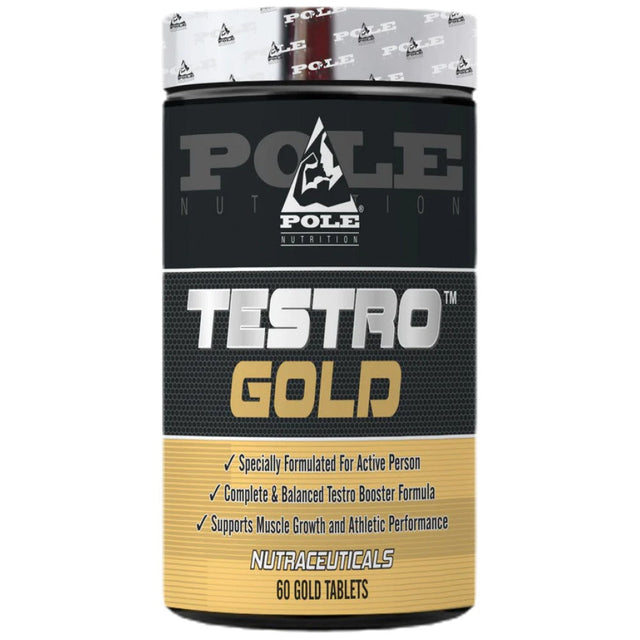Testro Gold | with Tribulus, Vitamins & Minerals - 60 Таблетки  Pole Nutrition - Nutra Best Bulgaria